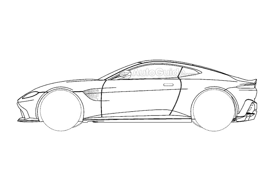 Patent reveals possible next-gen Aston Martin Vantage design