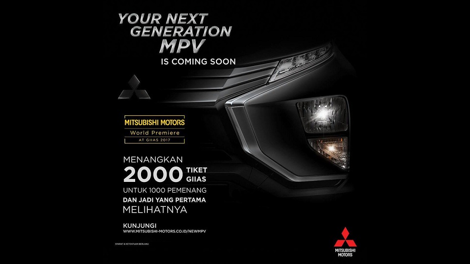 Mitsubishi teases all-new MPV, debuts August 2017