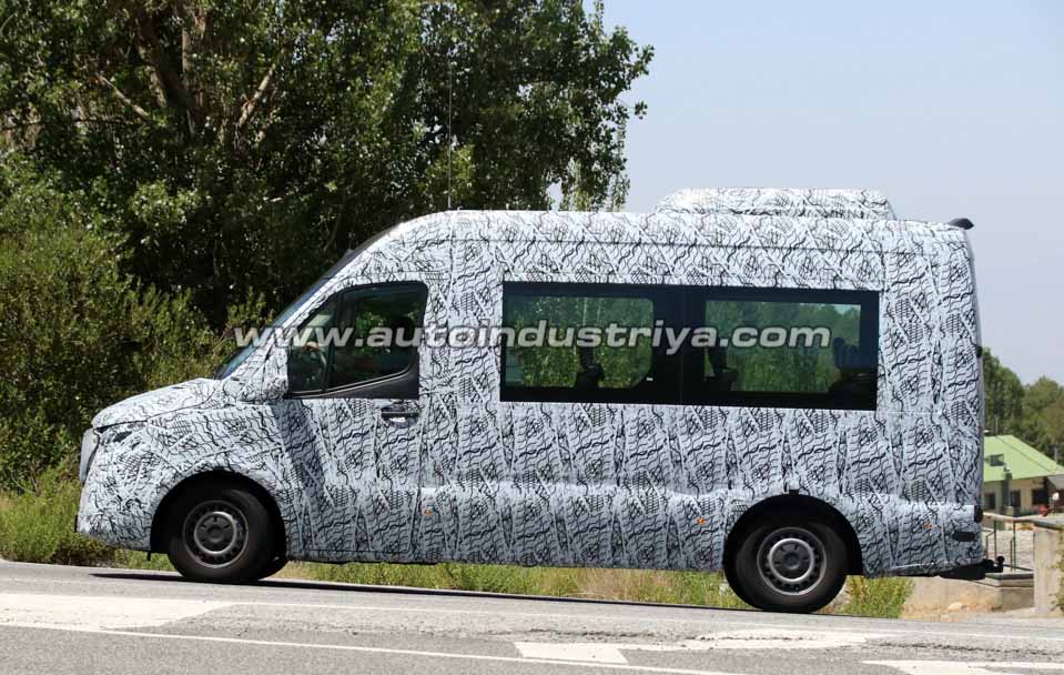 Spied: Next-gen Mercedes-Benz Sprinter undergoes hot weather tests