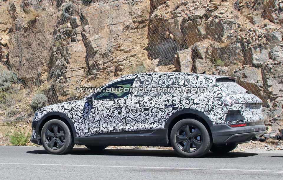 Spied: Audi busy testing upcoming e-tron quattro EV 