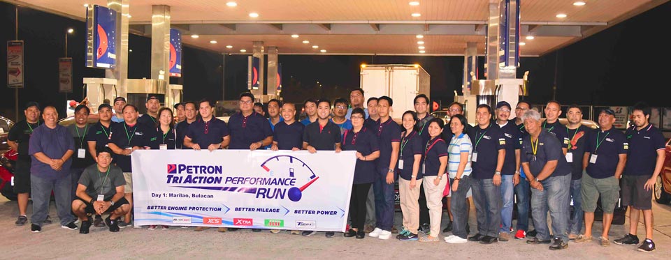 Petron Blaze 100 Euro 6 fuel tested in marathon run Petron Blaze 100 Euro 6 fuel tested in marathon run
