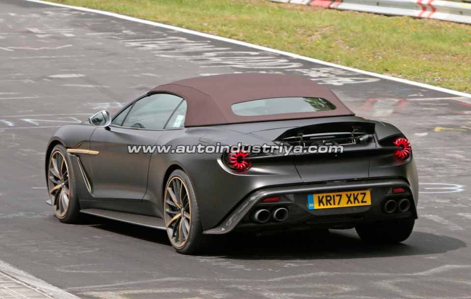Spied: Sleek Aston Martin Vanquish Zagato Volante underway
