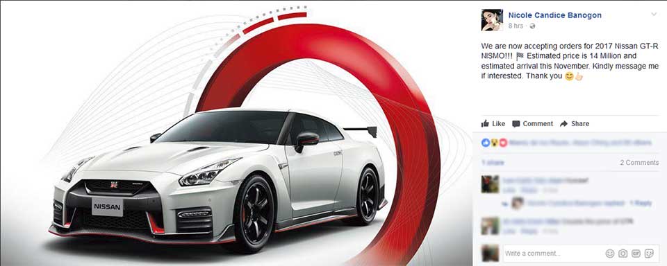 Nissan PH to bring in the 2018 GT-R Nismo