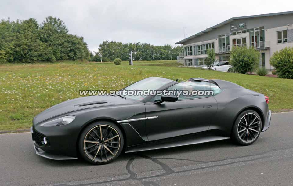 Spied: 'Topless' Aston Martin Vanquish Zagato seen at the Ring