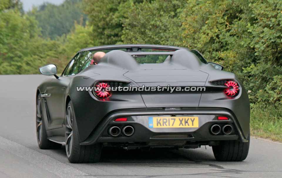 Spied: 'Topless' Aston Martin Vanquish Zagato seen at the Ring