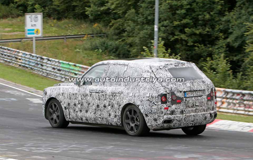 Spied: 2018 Rolls-Royce Cullinan seen doing laps at the Ring