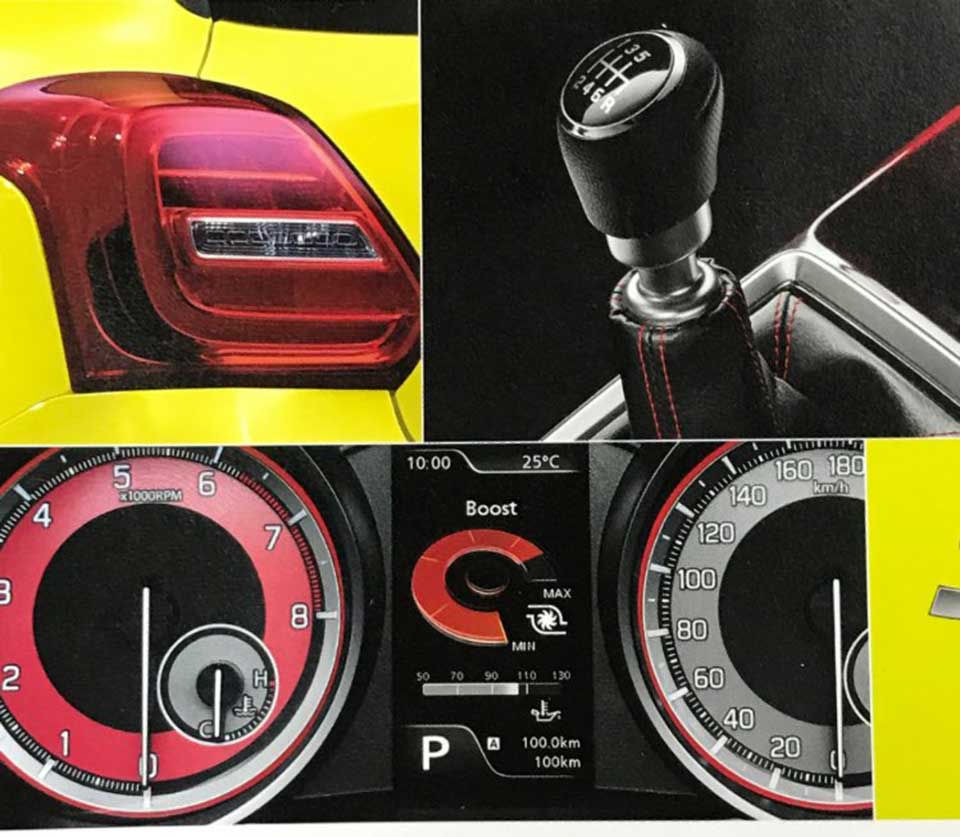 New details on 2018 Suzuki Swift Sport leaked ahead of reveal
