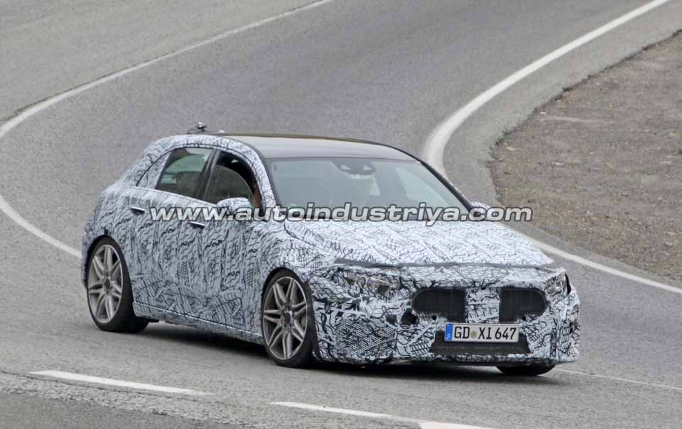 Spied: Mercedes A45 AMG
