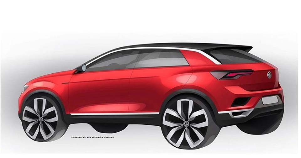 Official teaser images of all-new Volkswagen T-Roc released