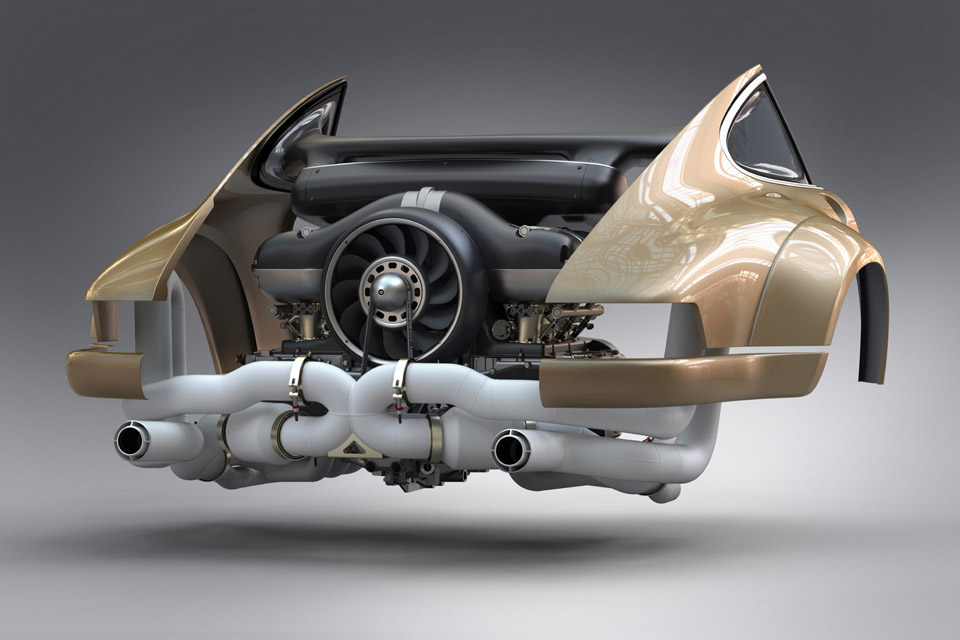 Singer, Williams Engineering to build 500 PS flat-six engine