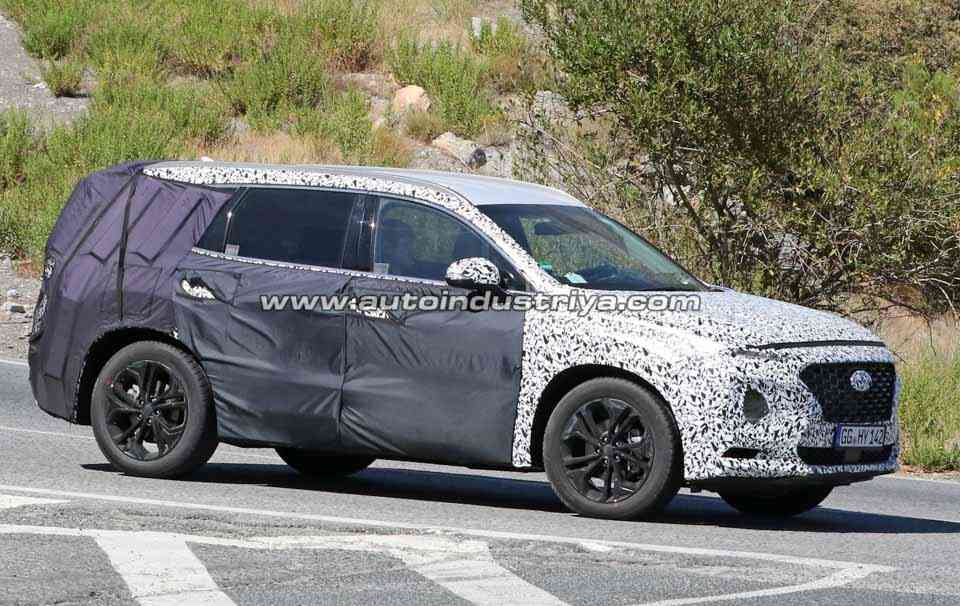 Spied: 2018 Hyundai Sante Fe to get Kona-inspired design