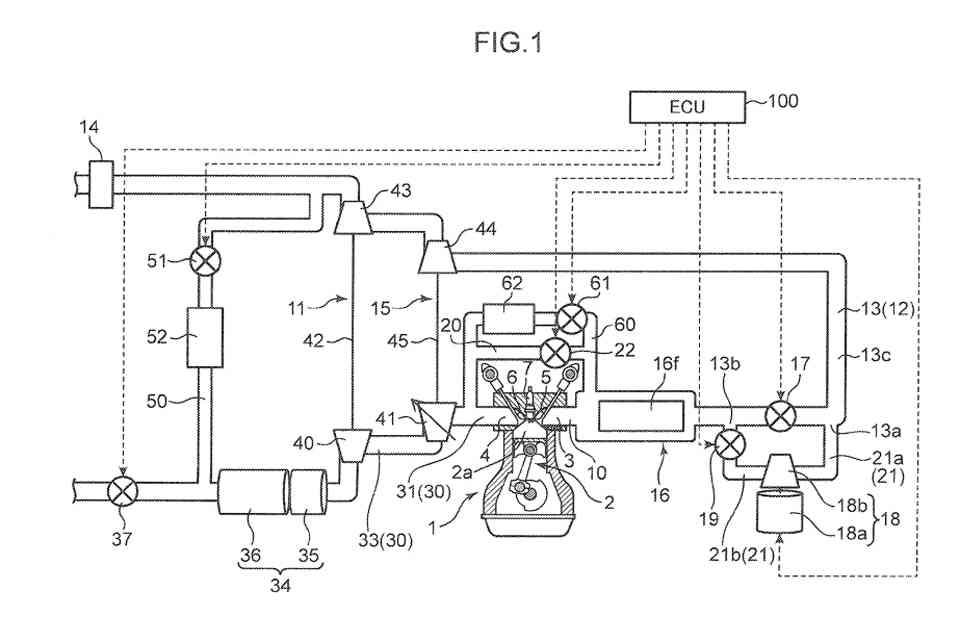 Mazda's latest patent shows twin-turbo, supercharged engine