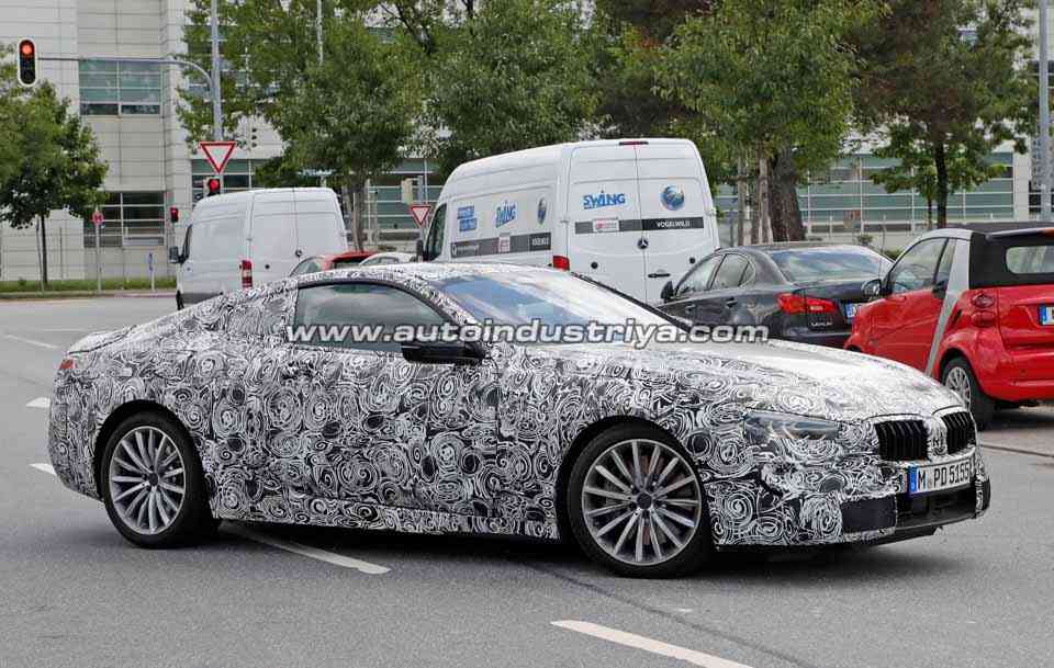 Spied: All-new BMW 8 Series spotted with production lights