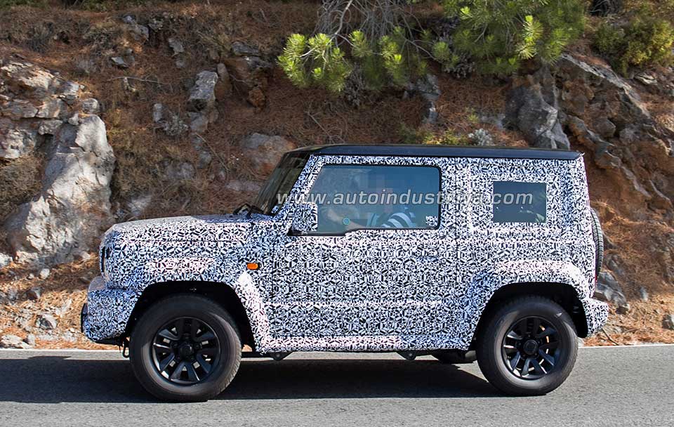 Spied: 2018 Suzuki Jimny spotted testing Spied: 2018 Suzuki Jimny spotted testing