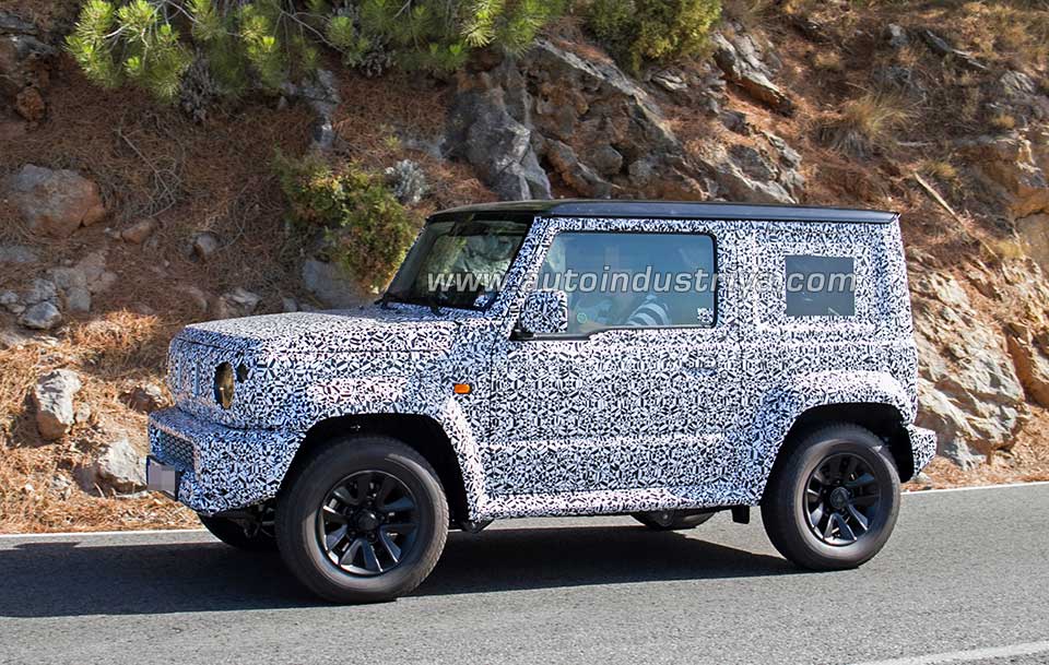 Spied: 2018 Suzuki Jimny spotted testing Spied: 2018 Suzuki Jimny spotted testing