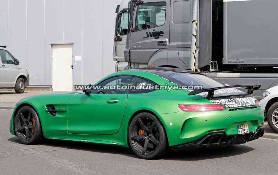 Spied: Green Merc-AMG GT
