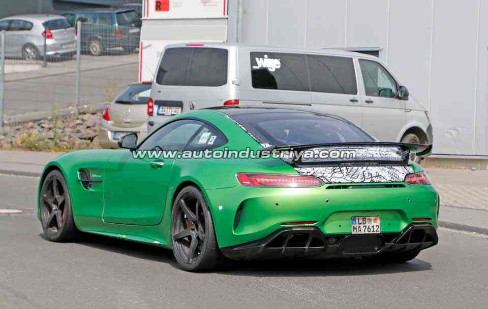 Spied: Green Merc-AMG GT