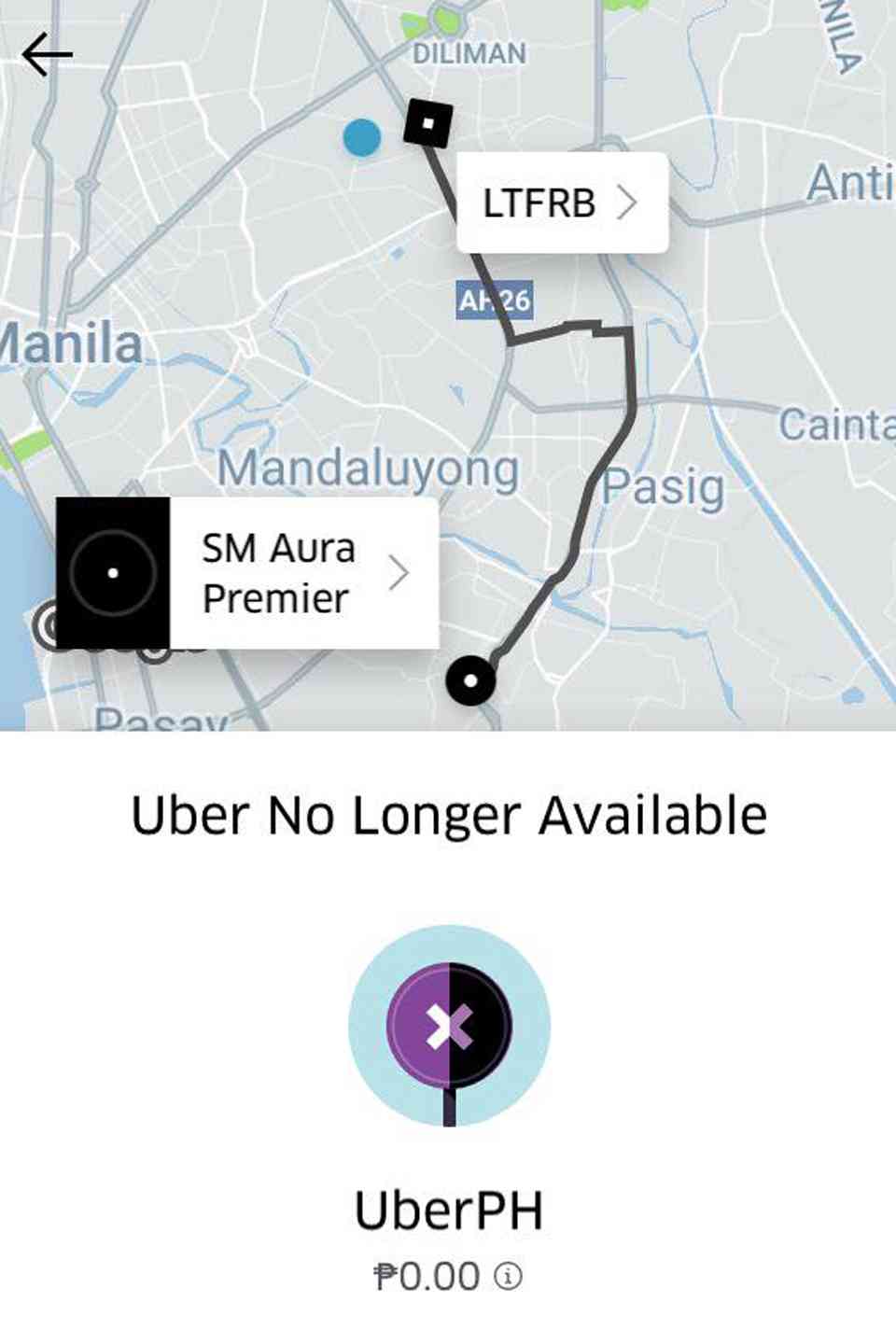 Uber pays Php 190 M fine but is still suspended