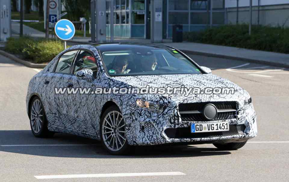 Spied: Mercedes-Benz A-Class sedan seen for the first time
