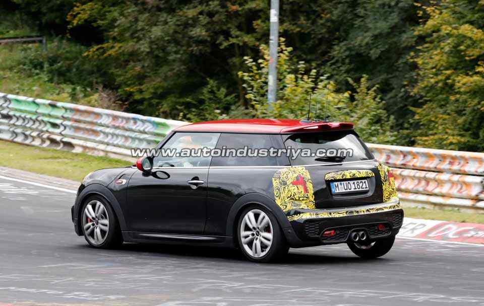 Spied: 2018 Mini Cooper JCW refresh busy at the Nurburgring