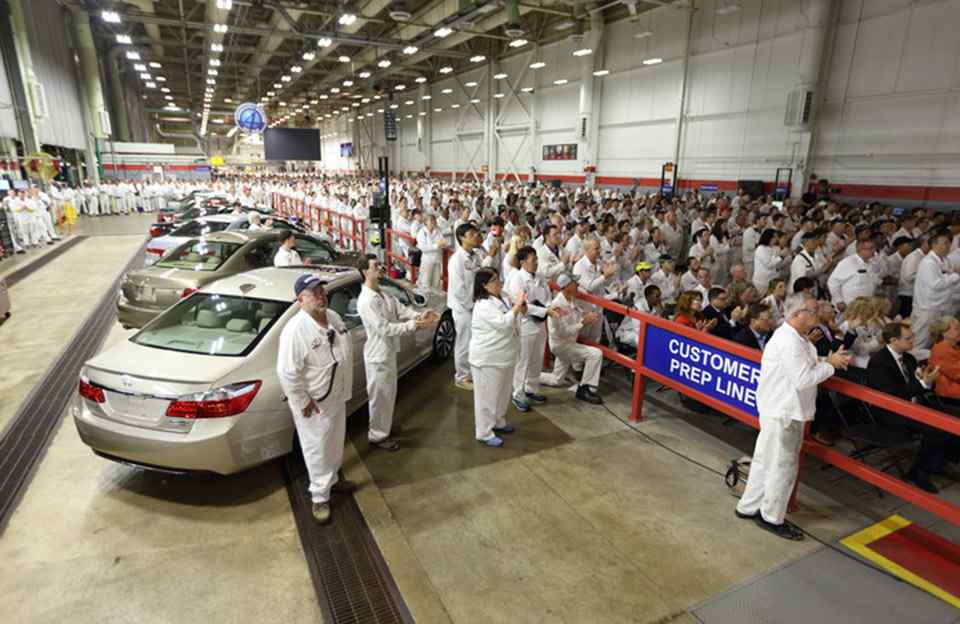 2018 Honda Accord production begins at Marysville, Ohio plant