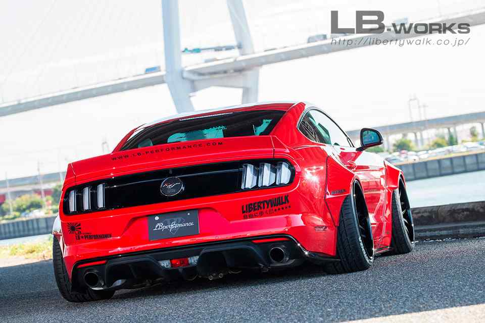 Liberty Walk adds Japanese flare to the Ford Mustang
