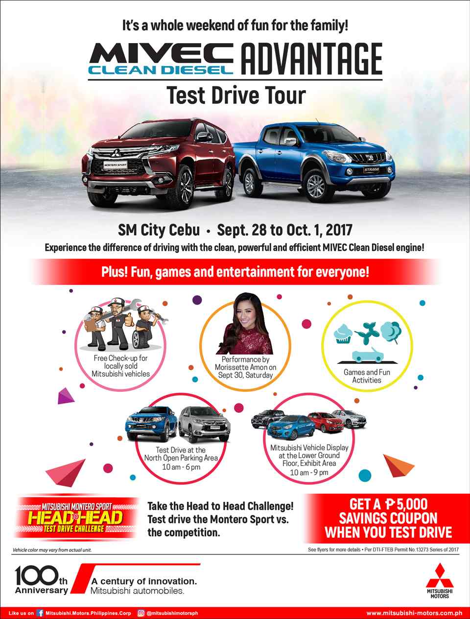 Mitsubishi Motors Philippines holds 100th year expo in Cebu