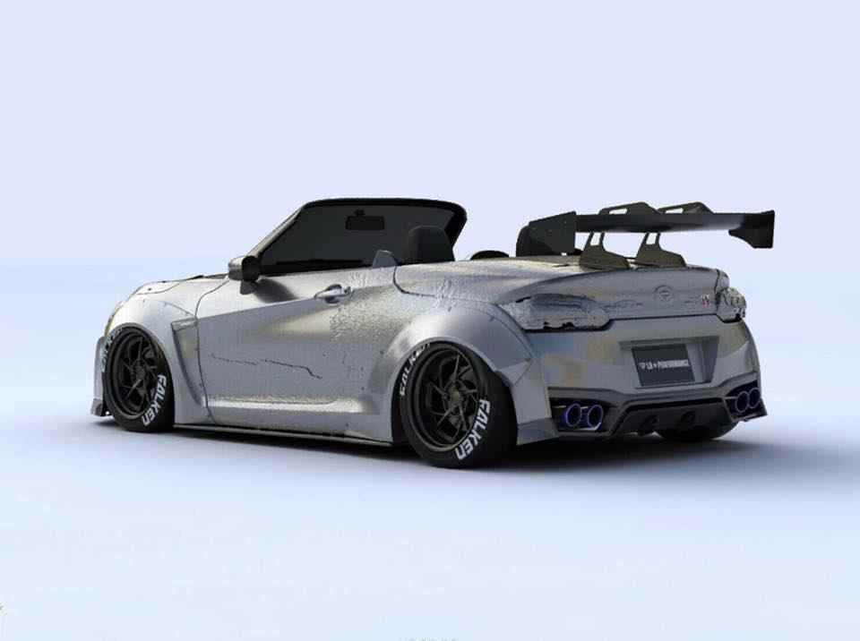 Liberty Walk transforms a Daihatsu into a mini Nissan GT-R