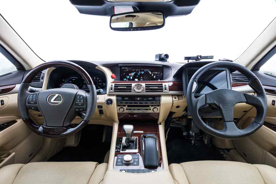 Toyota tests autonomous tech with two steering wheel mule