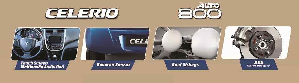 2017 Suzuki Celerio, Alto 800 get significant upgrades, safety features