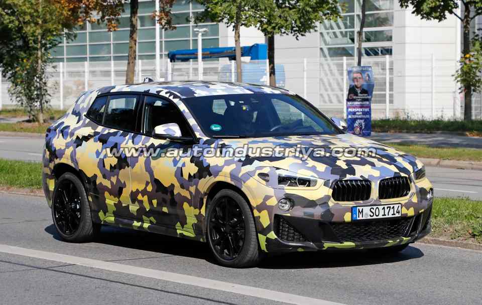 Spied: BMW X2 seen testing anew wearing Urban Camouflage
