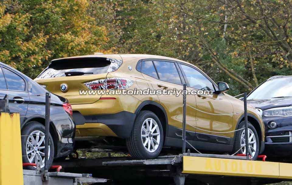 Spied: 2018 BMW X2 caught with no camoflague