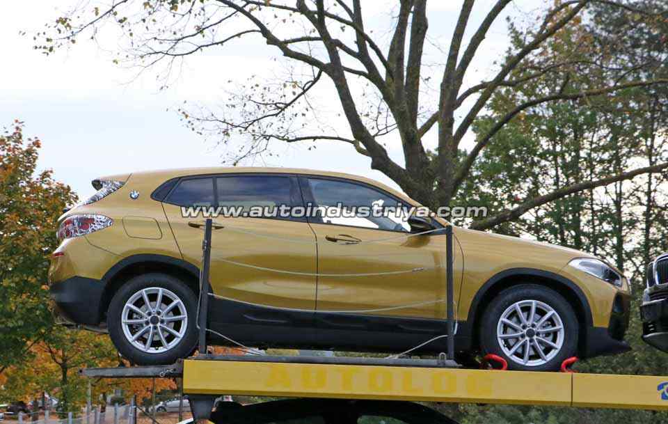 Spied: 2018 BMW X2 caught with no camoflague