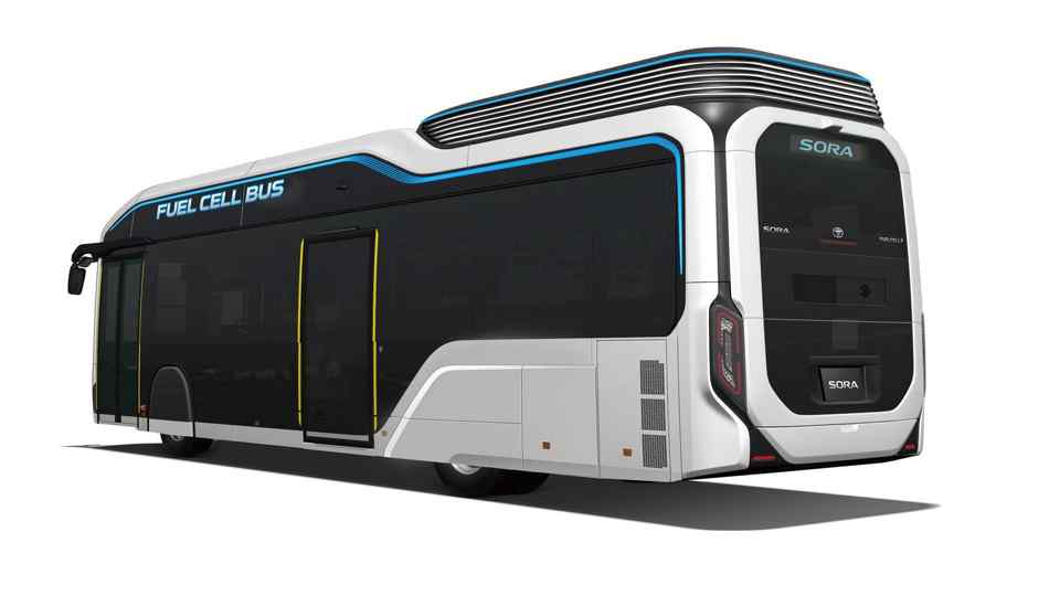 Sora fuel cell bus concept previews Toyota's future public transport
