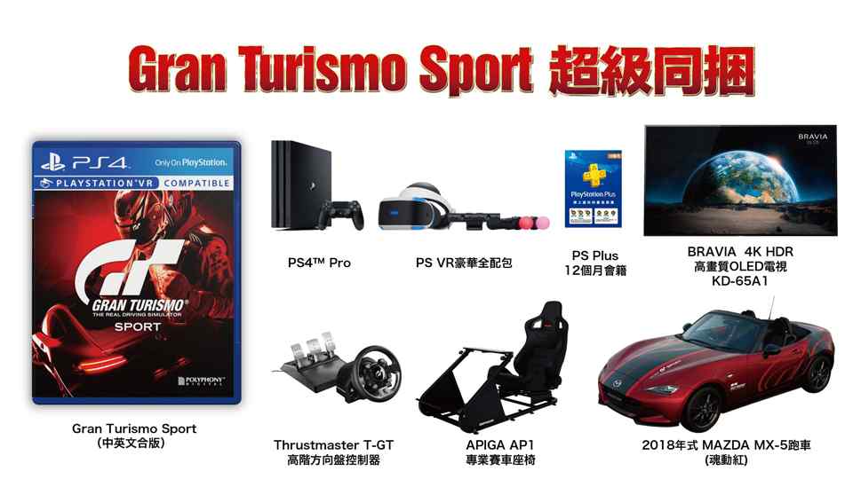 Gran Turismo Sport 'Super Bundle' packaged with a real Mazda MX-5