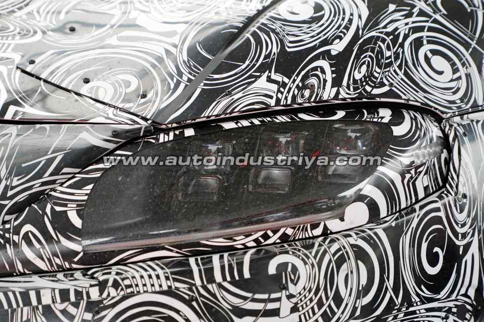 Spied: Toyota Supra shows production headlights, taillights