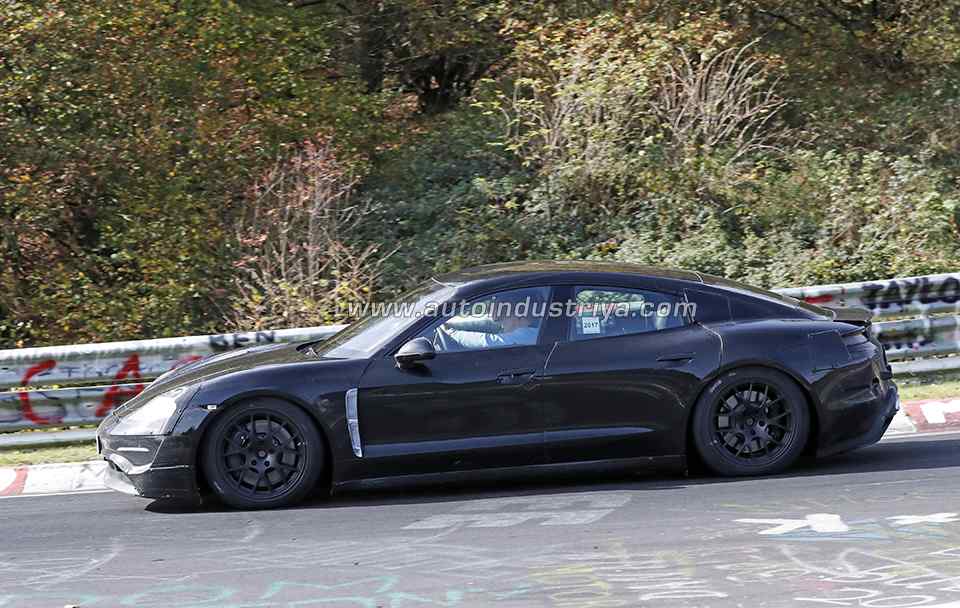 Spied: Porsche Mission E making rounds at the 'ring