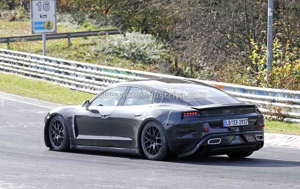 Spied: Porsche Mission E making rounds at the 'ring