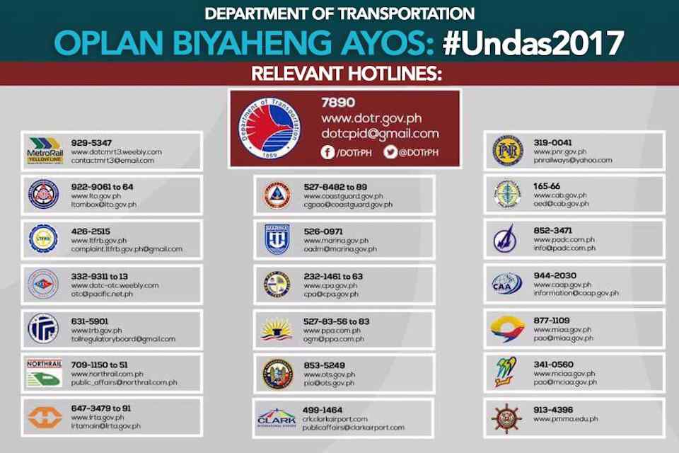 DOTr ready for 'Undas' with 'Oplan Byaheng Ayos'
