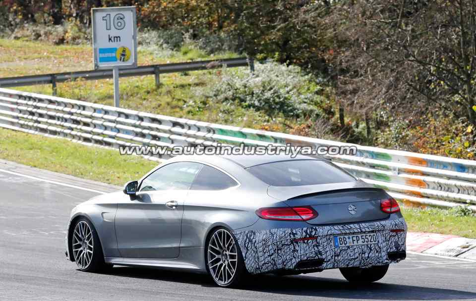 Spied: 2018 Mercedes-AMG C63 Coupe sports a new front end