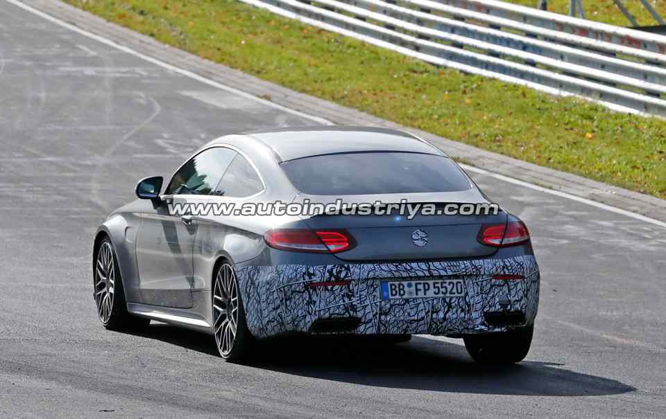 Spied: 2018 Mercedes-AMG C63 Coupe sports a new front end