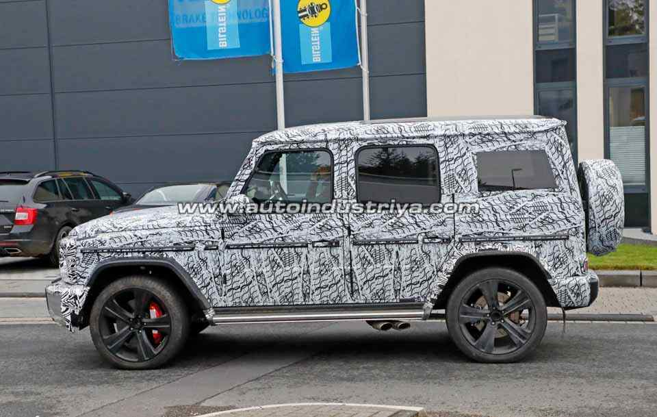 Spied: Next-gen Mercedes Benz G-Class well into development