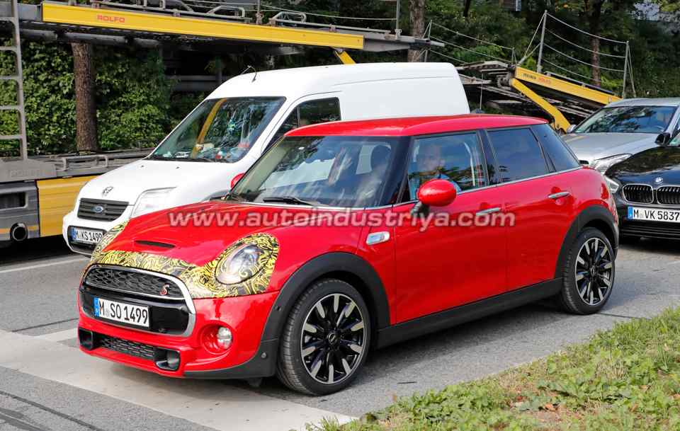 Spied: 5-door Mini Cooper S gets facelift, powertrain upgrades