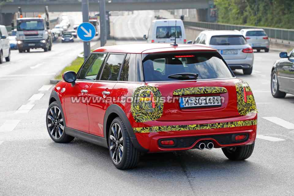 Spied: 5-door Mini Cooper S gets facelift, powertrain upgrades