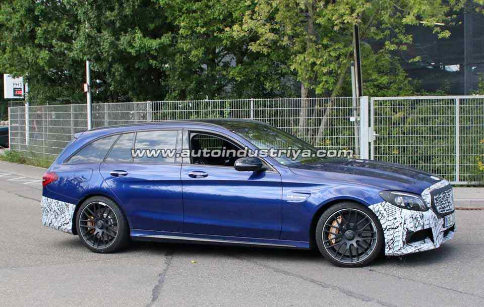 Spied: Refreshed C63 T last among AMGs to get facelift