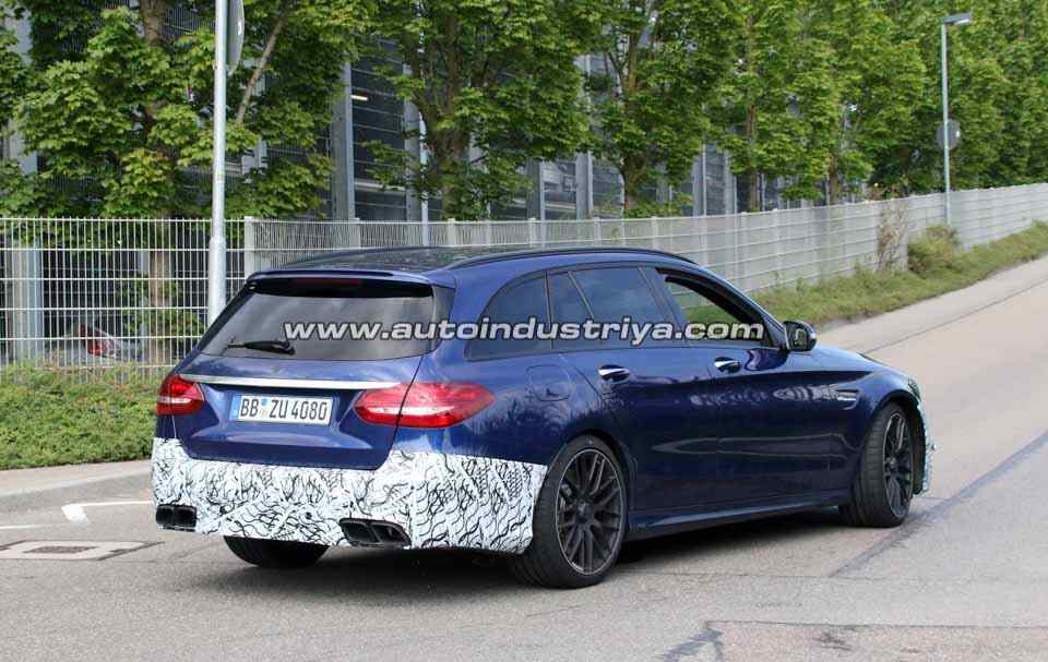 Spied: Refreshed C63 T last among AMGs to get facelift