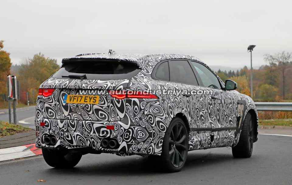 Spied: Jaguar F-Pace SVR