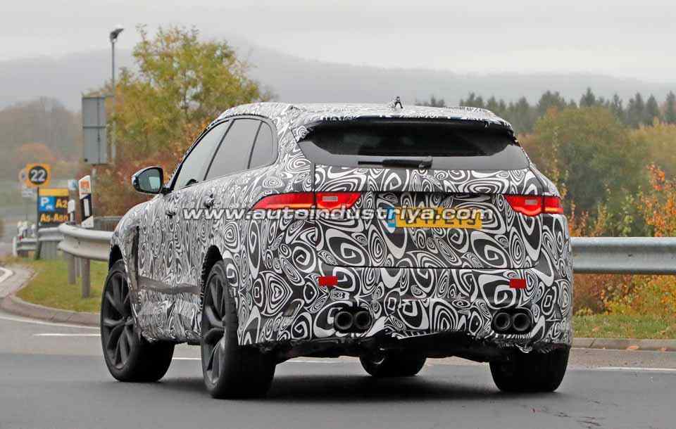 Spied: Jaguar F-Pace SVR