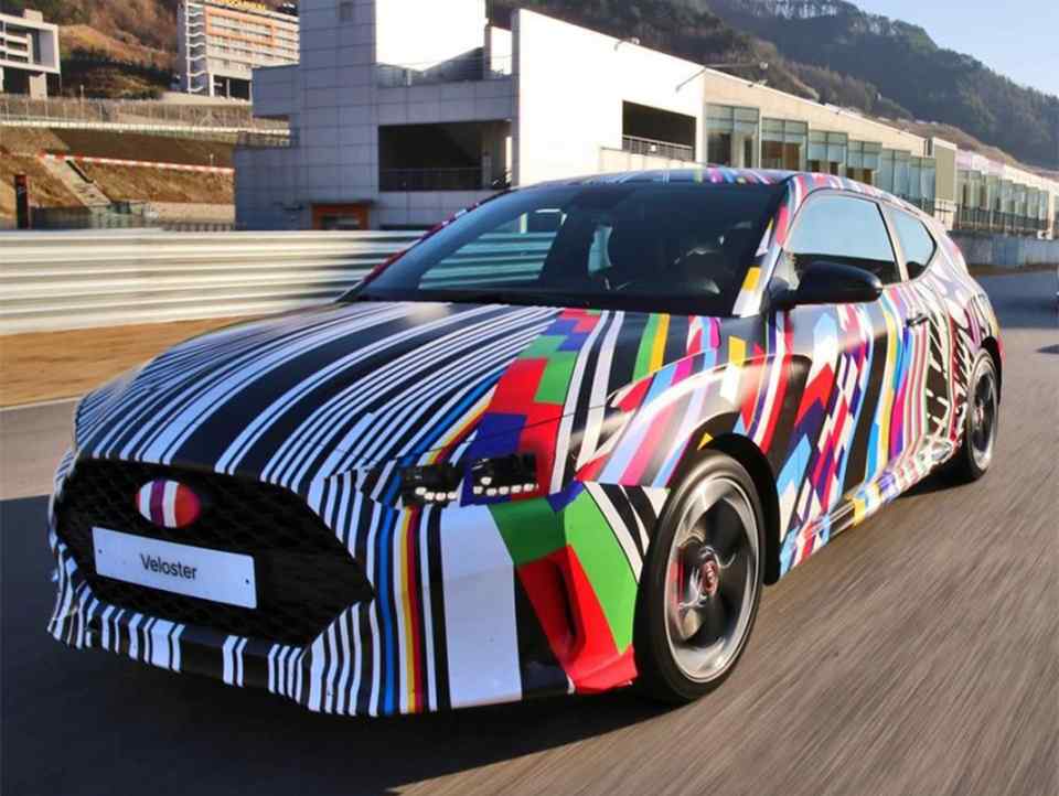First images of 2019 Hyundai Veloster prototype released