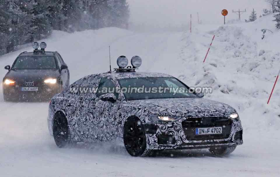 Spied: Audi A6 bares production headlights, taillights